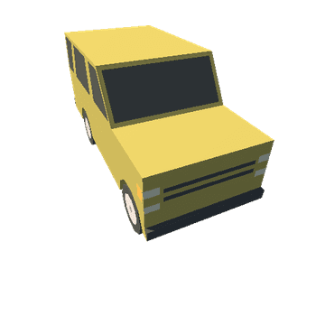 SUV_1 Low poly cartoon city