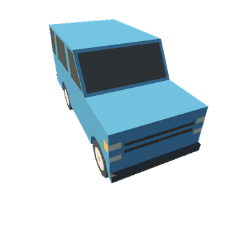 SUV_2 Low poly cartoon city