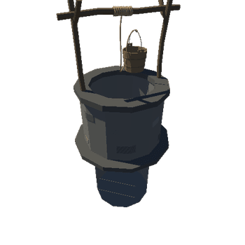 PREFAB_well_01 Low Poly Medieval Props Pack