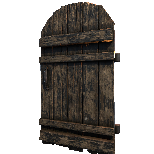 Medieval_Door_CurvedShort_ANIM