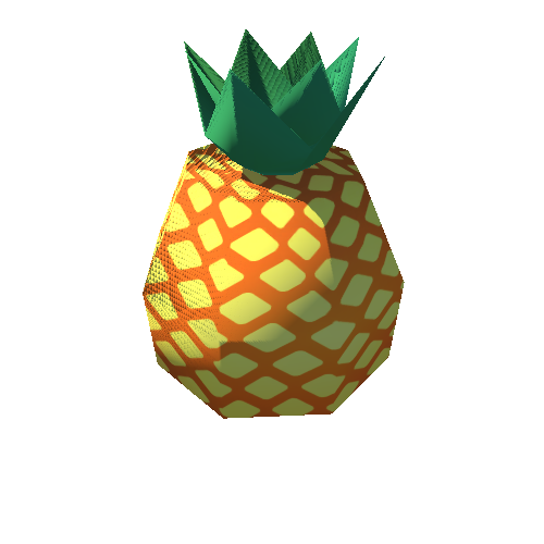 half-pineapple