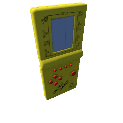 BrickGameConsole_Yellow