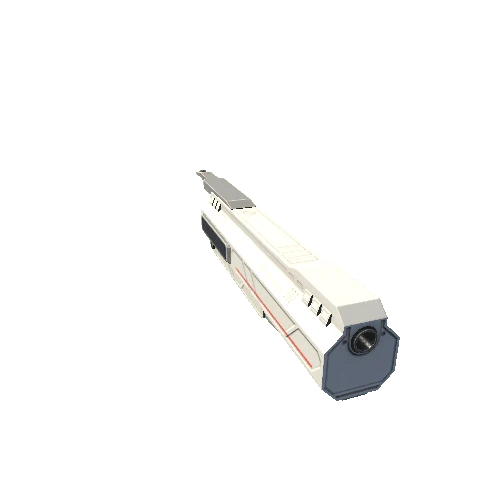 ScifiShotgunKL228ReceiverBarrelWhite