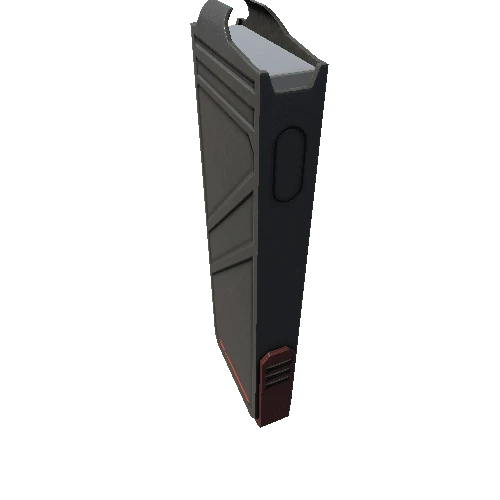 ScifiShotgunGDT12MagazineEmptyRed