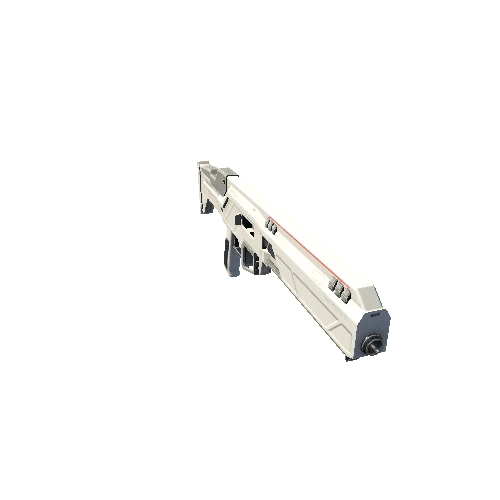 ScifiShotgunGDT12ReceiverWhite