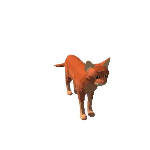 Lowpoly_Cat_Abyssian