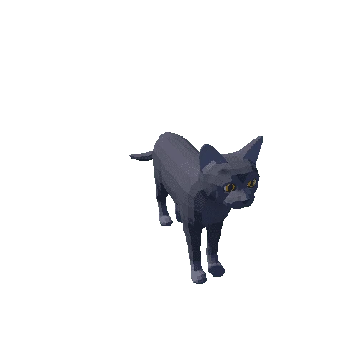 Lowpoly_Cat_Blue