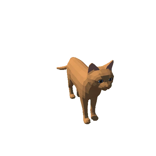 Lowpoly_Cat_Cream