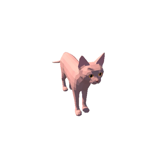 Lowpoly_Cat_Sphynx