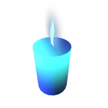 Candle_blue