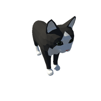 LowPoly_Kitten_BlWt