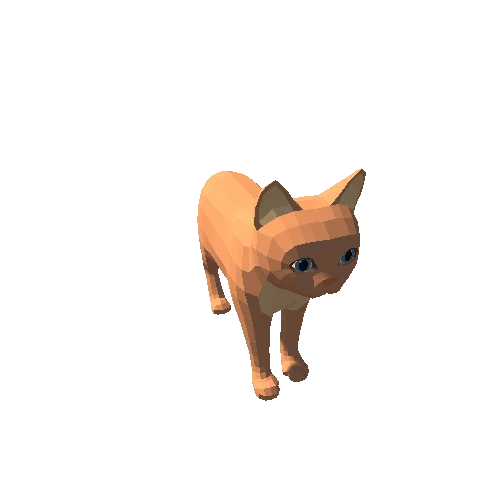 LowPoly_Kitten_Persian