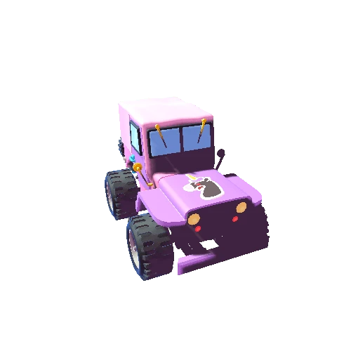 Prefab_UnicornJeep_stylizedToonyShader