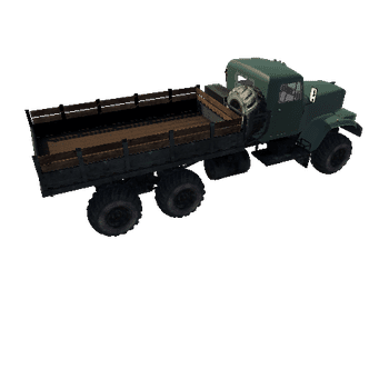 KRAZ Offroad Soviet Union (USSR) Trucks Pack