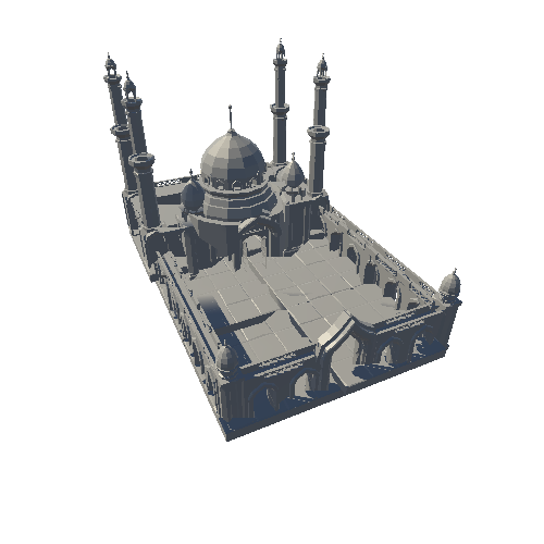 TEST_MOSQUE POLYGON Military - Low Poly 3D Art by Synty