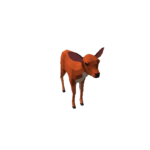 LowPoly_Deer_Calf_1