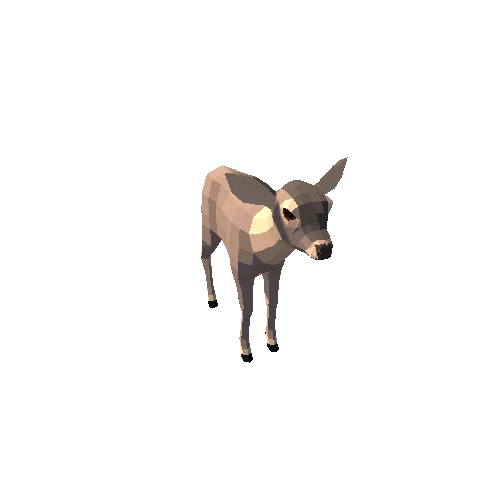 LowPoly_Deer_Calf_11