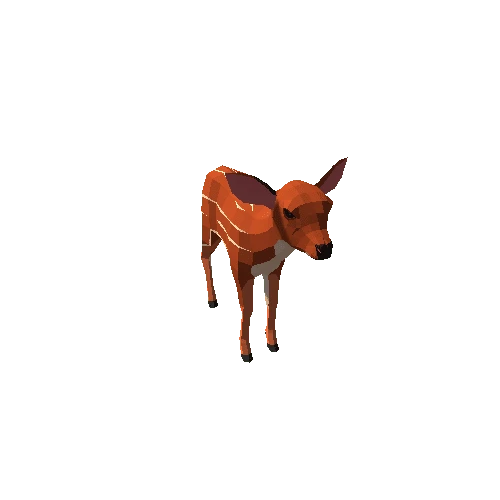 LowPoly_Deer_Calf_2