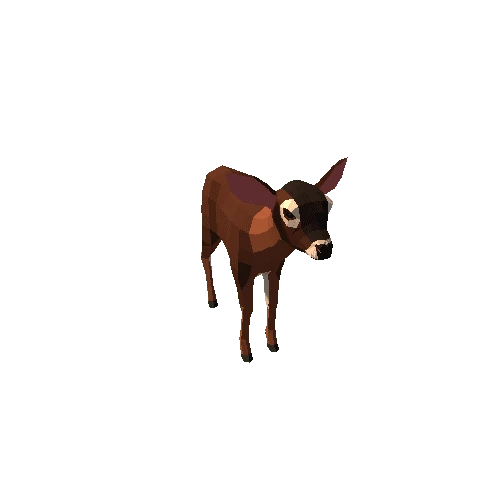 LowPoly_Deer_Calf_3