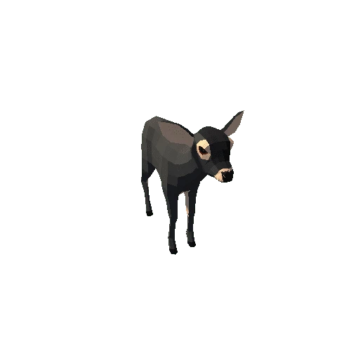 LowPoly_Deer_Calf_6