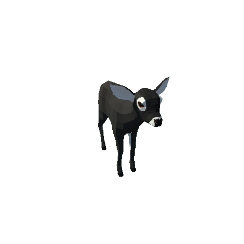 LowPoly_Deer_Calf_8