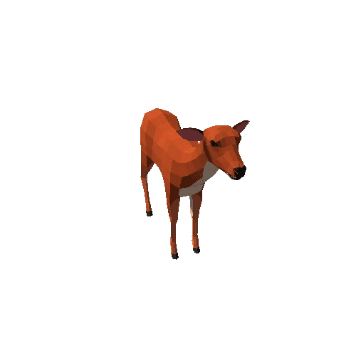 LowPoly_Deer_doe_1