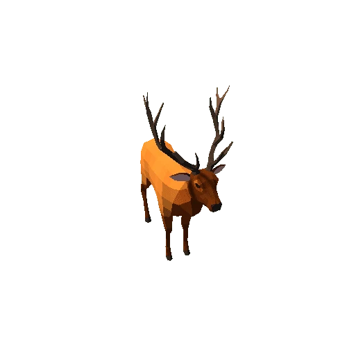 LowPoly_Deer_stag_10