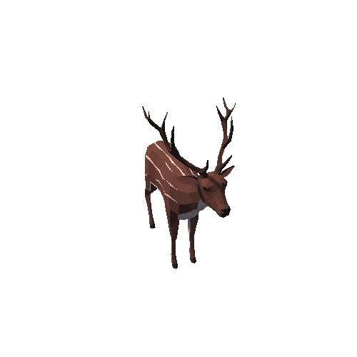 LowPoly_Deer_stag_12