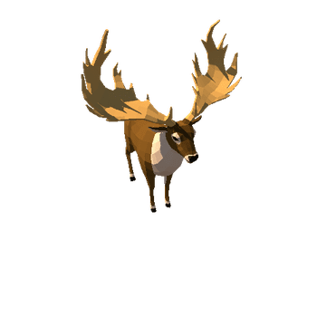 LowPoly_Fantasy_Deer_v02