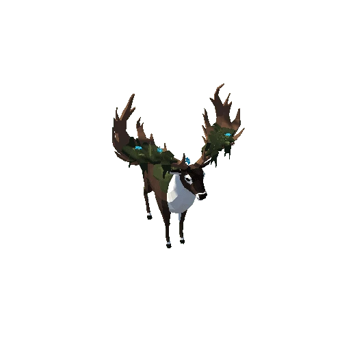 LowPoly_Fantasy_Deer_v04