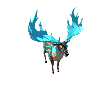 LowPoly_Fantasy_Deer_v07