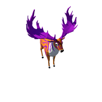 LowPoly_Fantasy_Deer_v08
