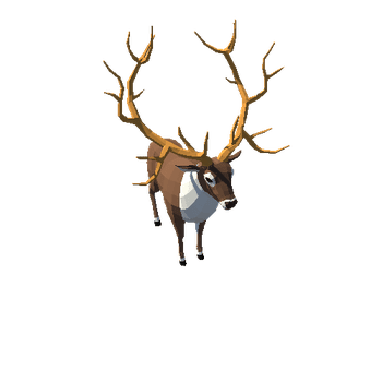 LowPoly_Fantasy_Deer_v12