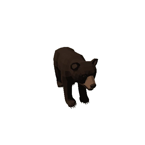 LowPoly_Bear_cub_02