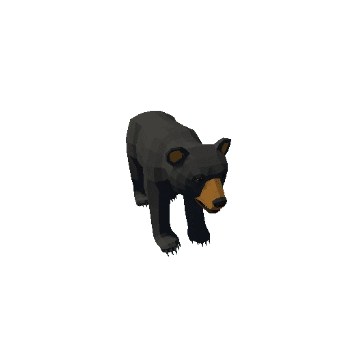 LowPoly_Bear_cub_03