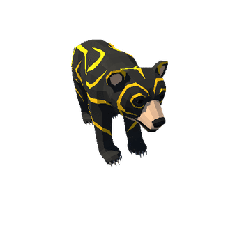 LowPoly_Bear_cub_11