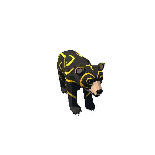 LowPoly_Bear_cub_11