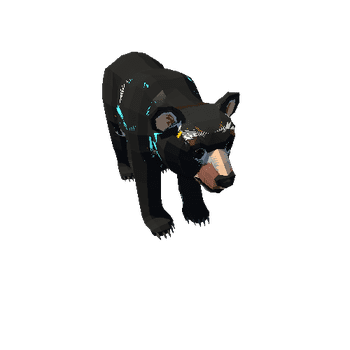 LowPoly_Bear_cub_All