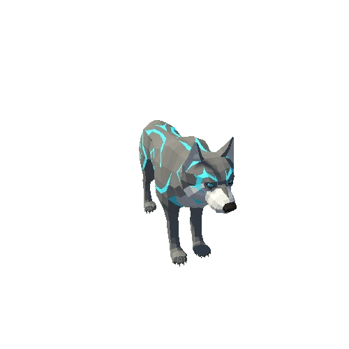 LowPoly_Wolf_11