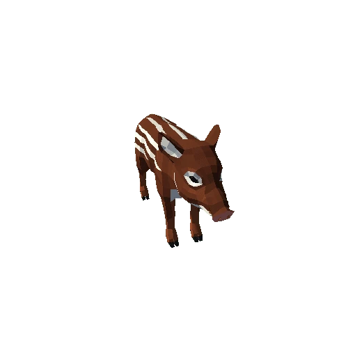 LowPoly_Boar_cub_3