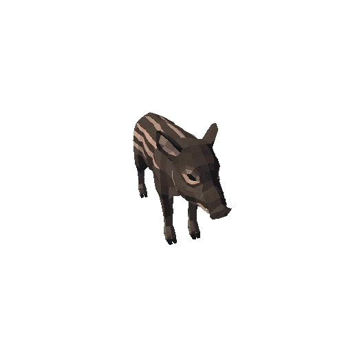 LowPoly_Boar_cub_5