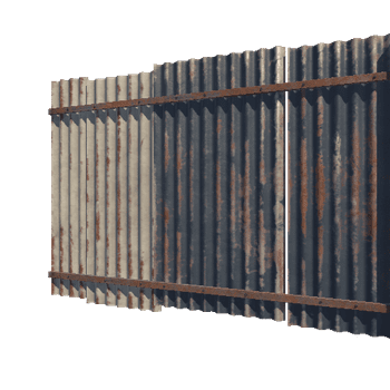 CorrugatedFence_D_4m