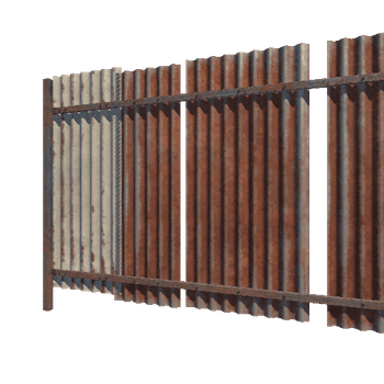 CorrugatedFence_G_4m