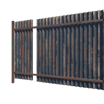 CorrugatedFence_J_4m