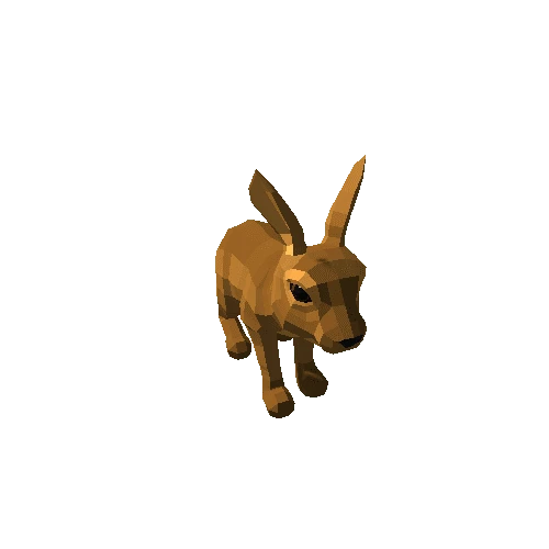 LowPoly_Hare_Cub_3