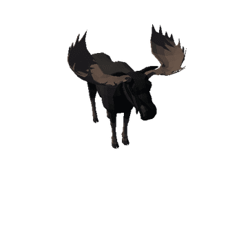 LowPoly_Moose_bull_5