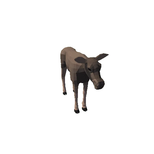 LowPoly_Moose_calf_3