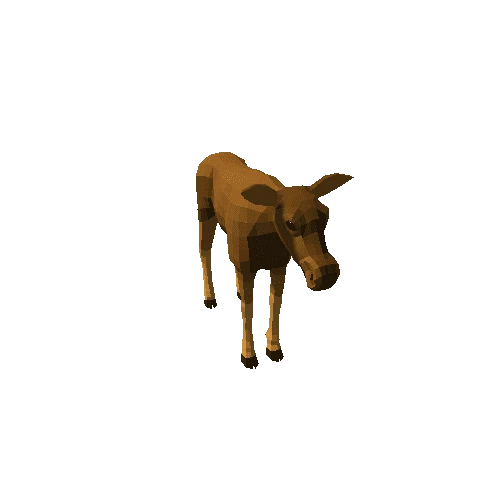 LowPoly_Moose_calf_8