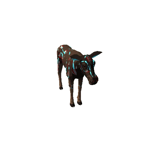 LowPoly_Moose_calf_All