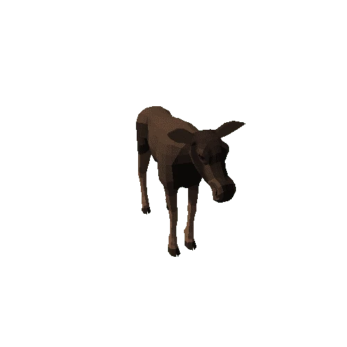 LowPoly_Moose_calf_RM